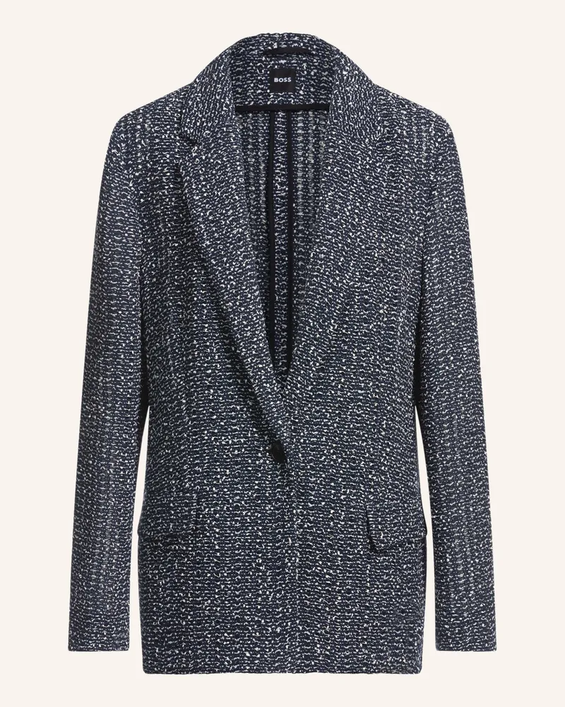 HUGO BOSS Blazer JANKA5 Relaxed Fit Dunkelgrau