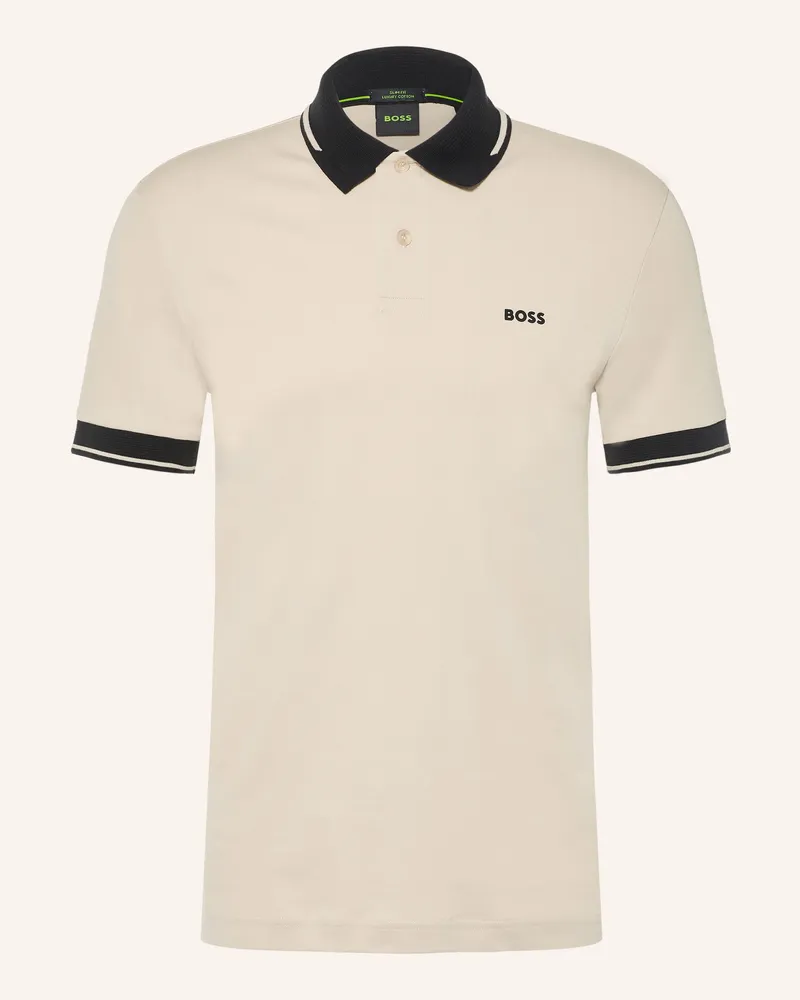 HUGO BOSS Jersey-Poloshirt Network Slim Fit beige Beige