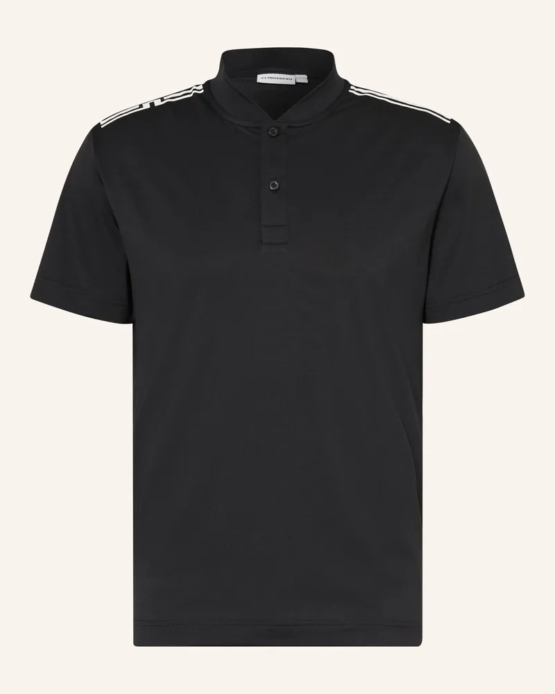 J.Lindeberg Funktions-Poloshirt schwarz Schwarz