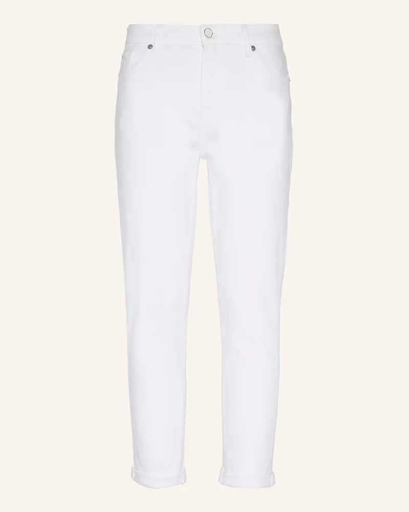 7 for all mankind Jeans Josefina Boyfriend Fit weiss Weiss