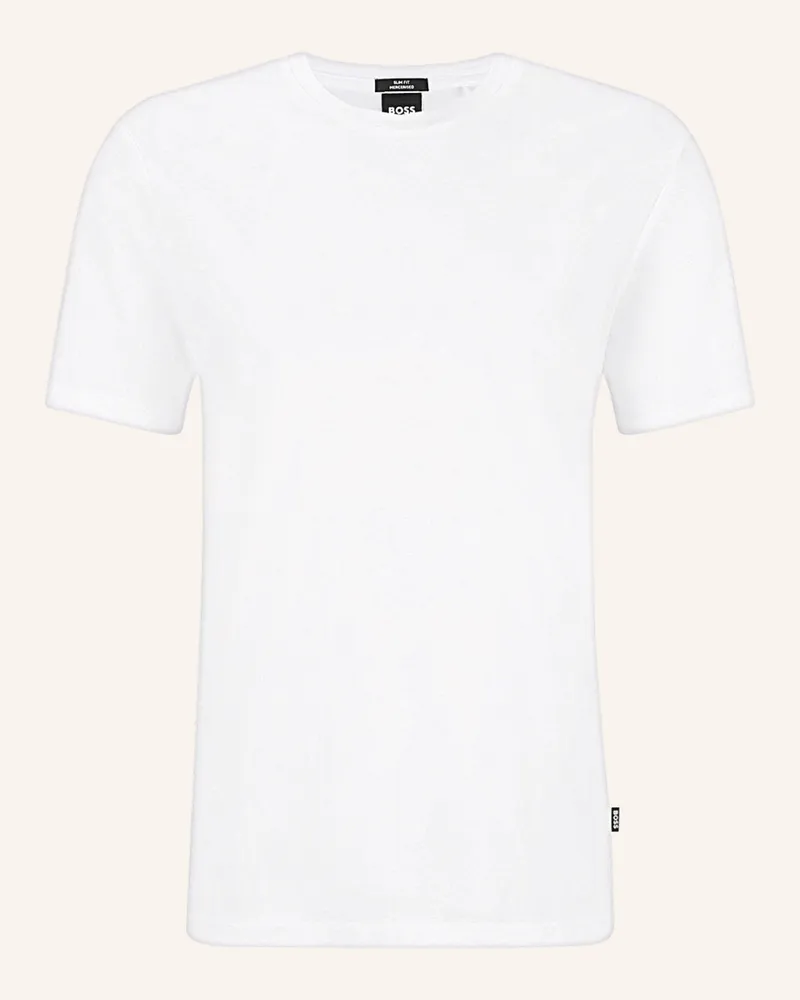 HUGO BOSS T-Shirt Tessler weiss Weiss