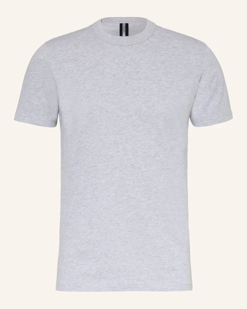 Profuomo T-Shirt grau Hellgrau