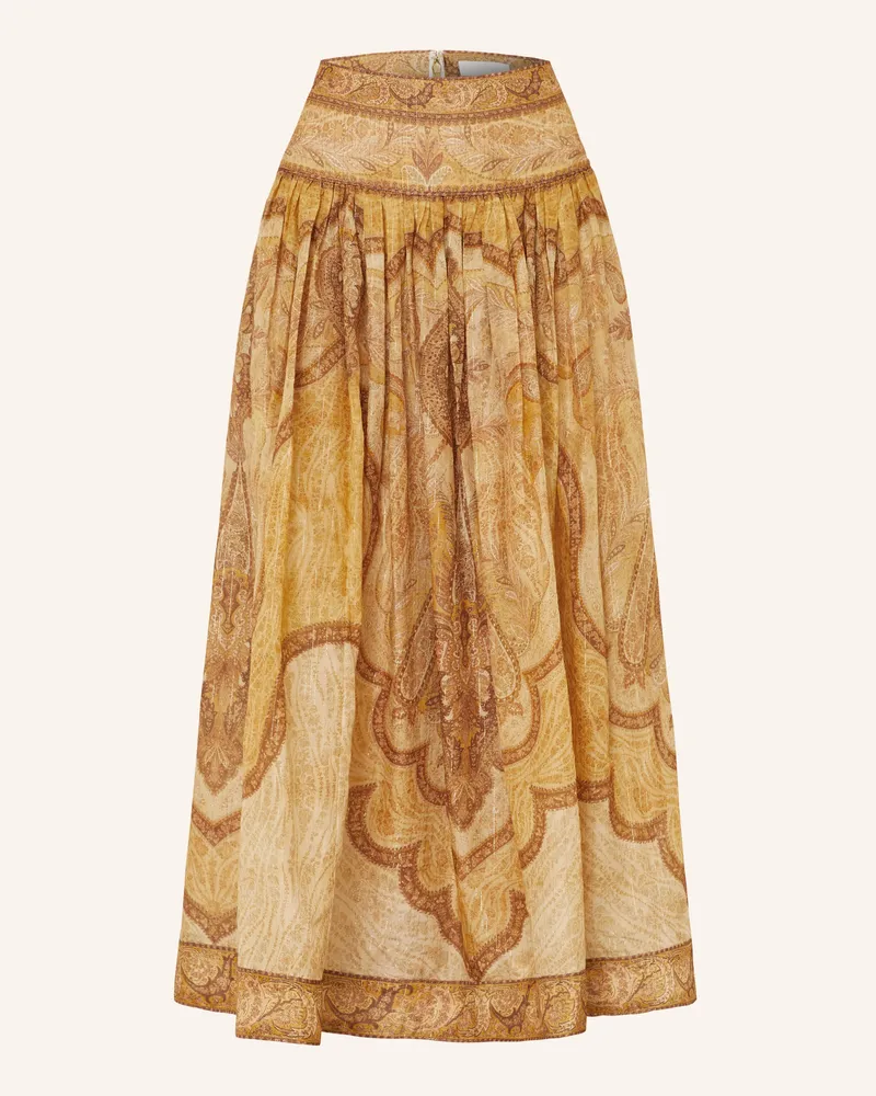 Zimmermann Rock Wanderlust Mit Glitzergarn gelb Dunkelgelb