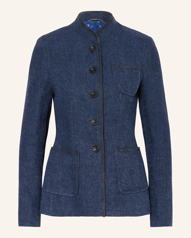 Habsburg Leinenjanker HALLEGG Dunkelblau