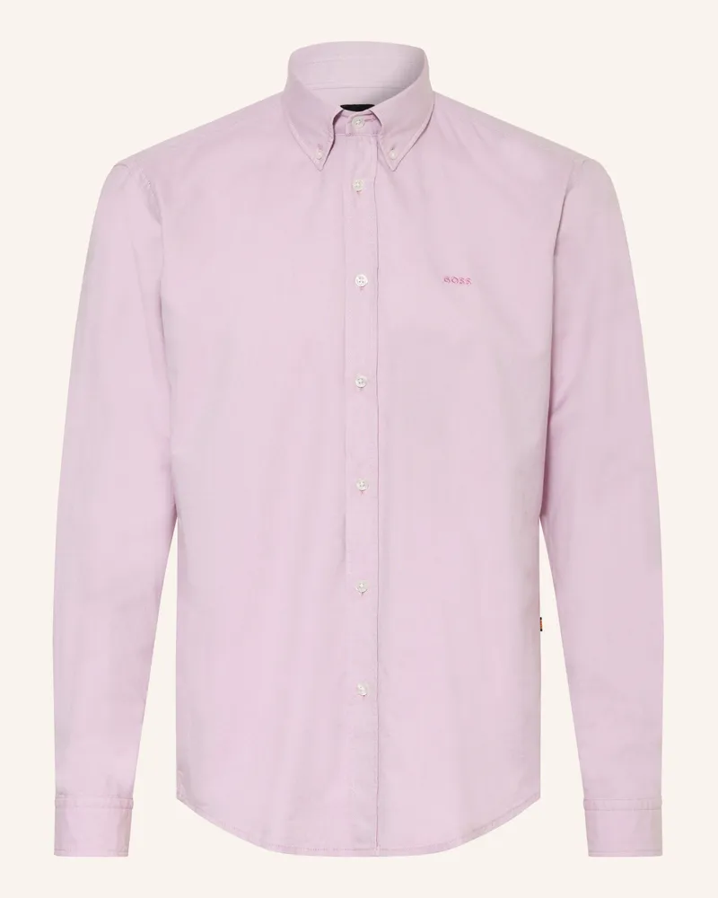 HUGO BOSS Hemd Rickert_M Regular Fit rosa Helllila