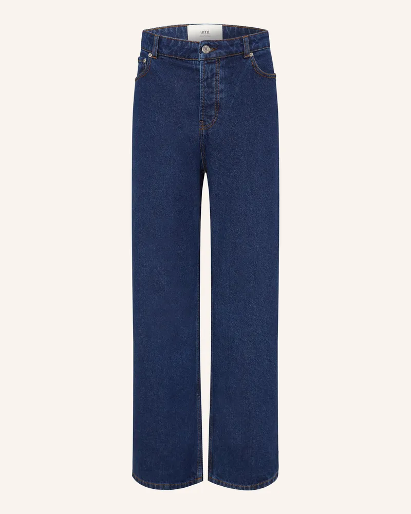 AMI Paris Jeans Relaxed Fit blau 402
