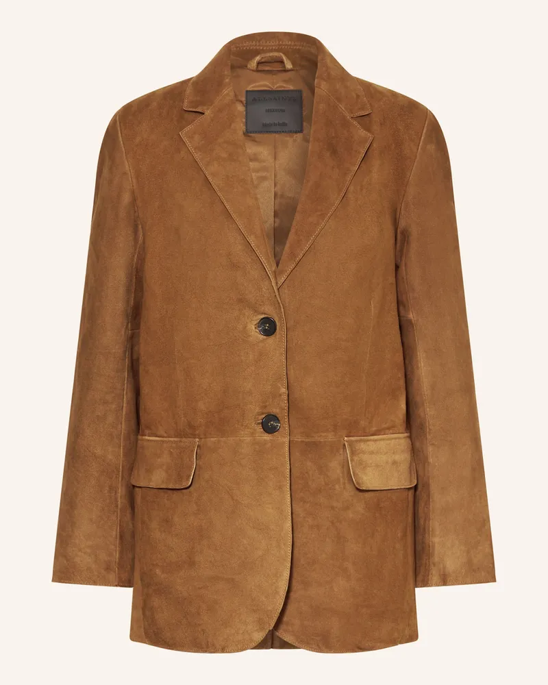 AllSaints Lederblazer ARNA Cognac