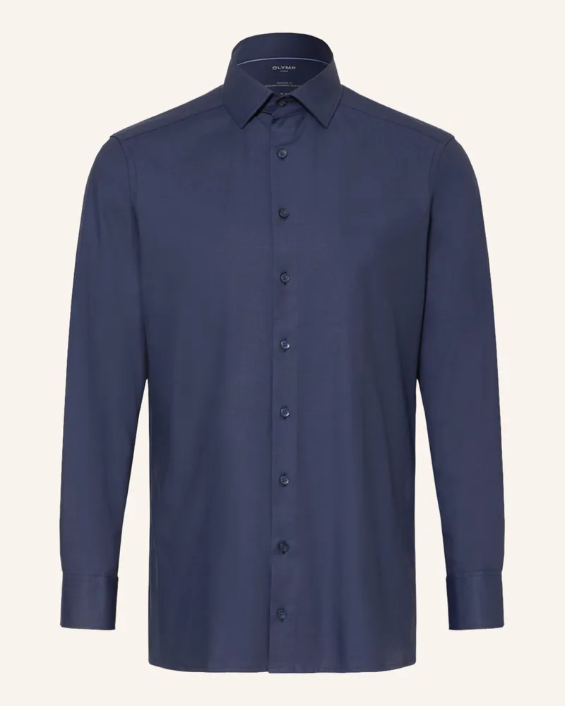 Olymp Jerseyhemd Luxor 24/Seven Modern Fit blau Dunkelblau