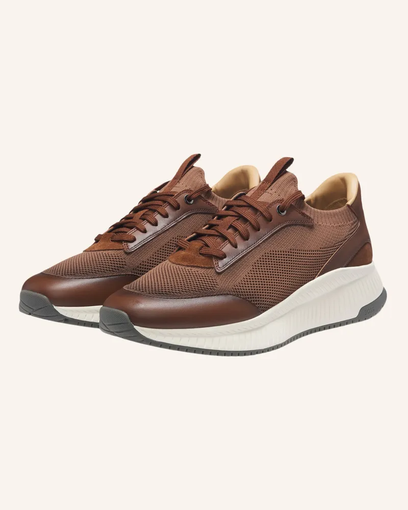 HUGO BOSS Casual Slipper TTNM EVO_SLON_KNBULT Braun