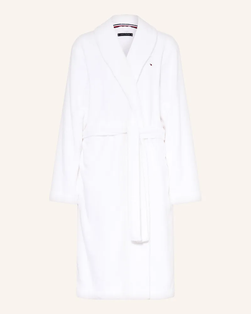 Tommy Hilfiger Herren-Bademantel weiss Weiss