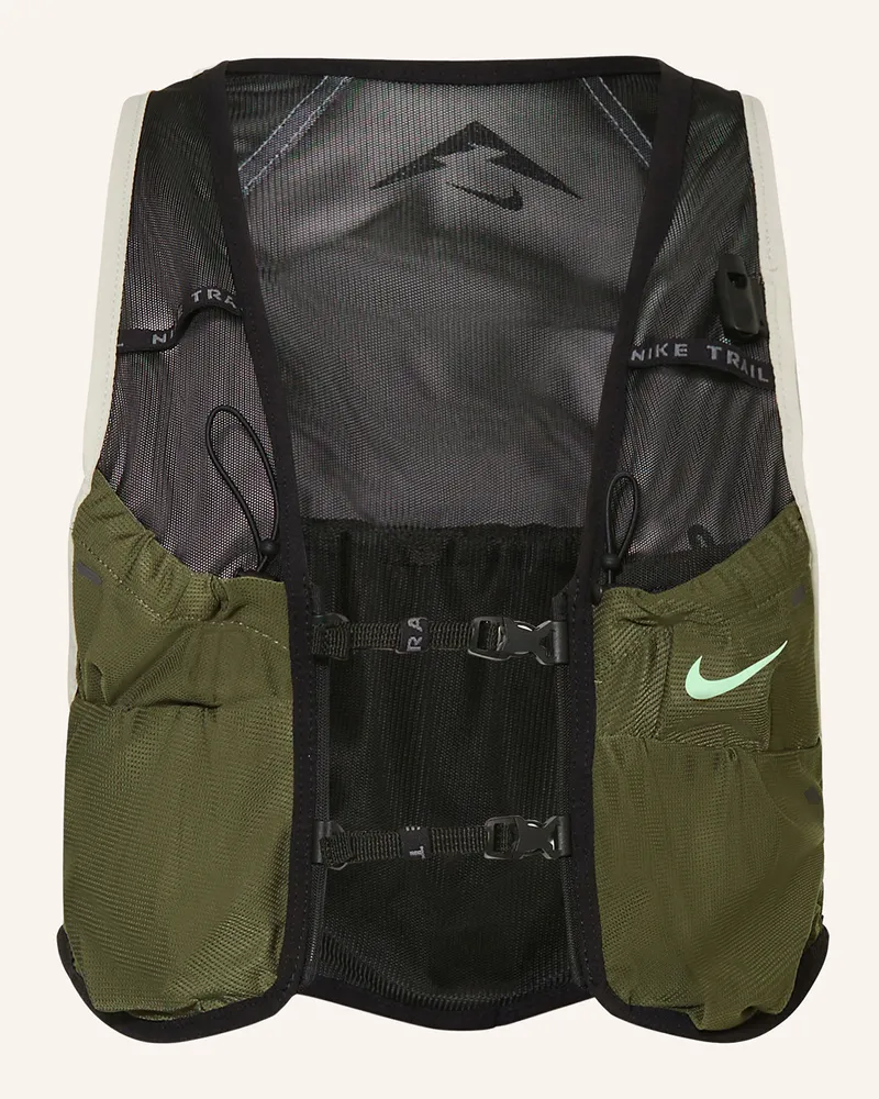 Nike Laufweste Trail 2.0 schwarz Dunkelgrün