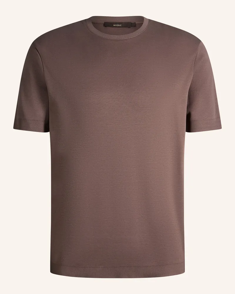 windsor. Strickshirt Floro braun Braun