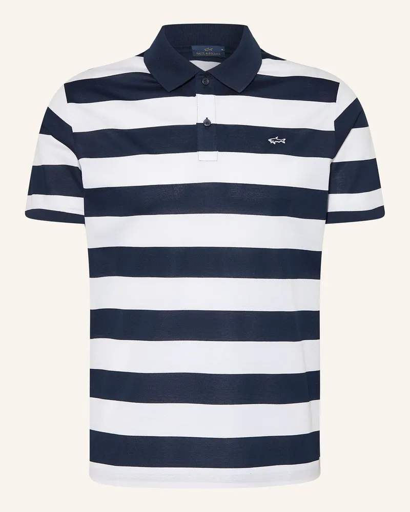 Paul & Shark Piqué-Poloshirt Regular Fit Dunkelblau