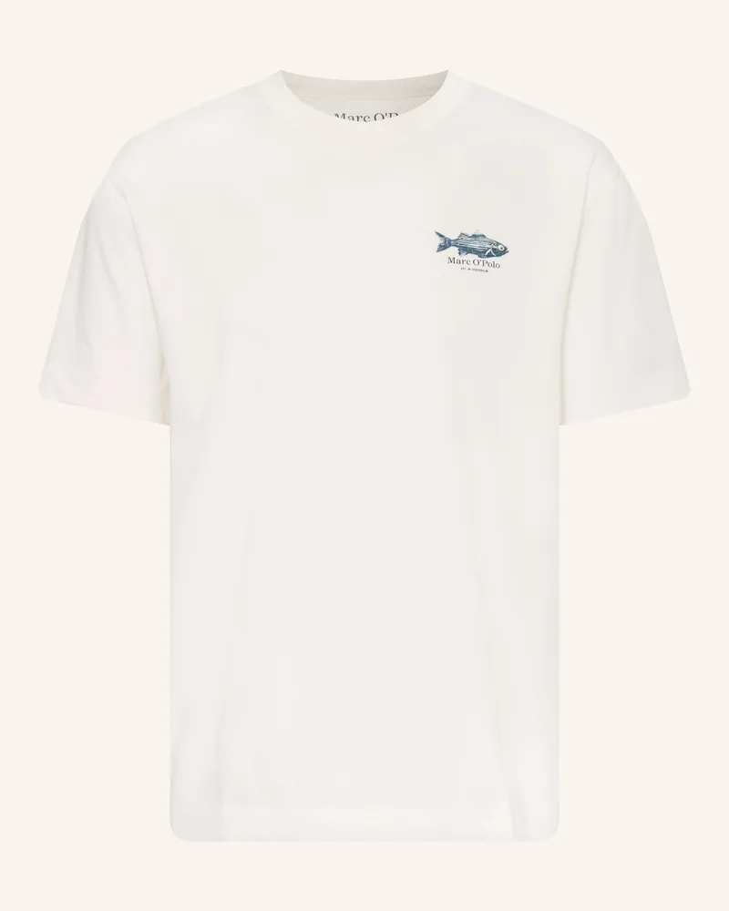 Marc O'Polo T-Shirt weiss Creme