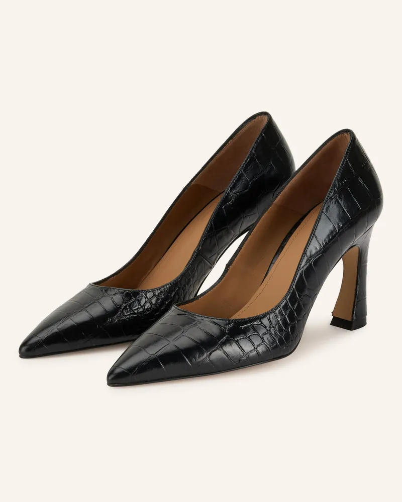 Flattered Pumps schwarz Schwarz