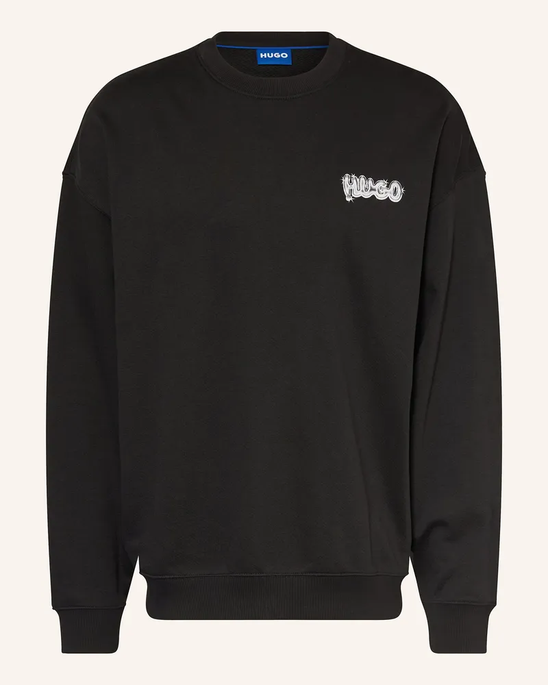 HUGO BOSS Sweatshirt NYROCREW Schwarz