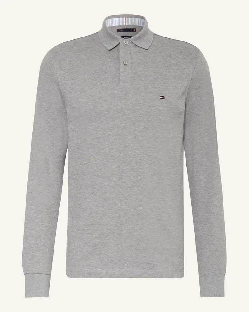 Tommy Hilfiger Piqué-Poloshirt Regular Fit Grau