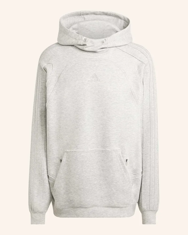 adidas SPACER CUTLINE HOODIE Grau