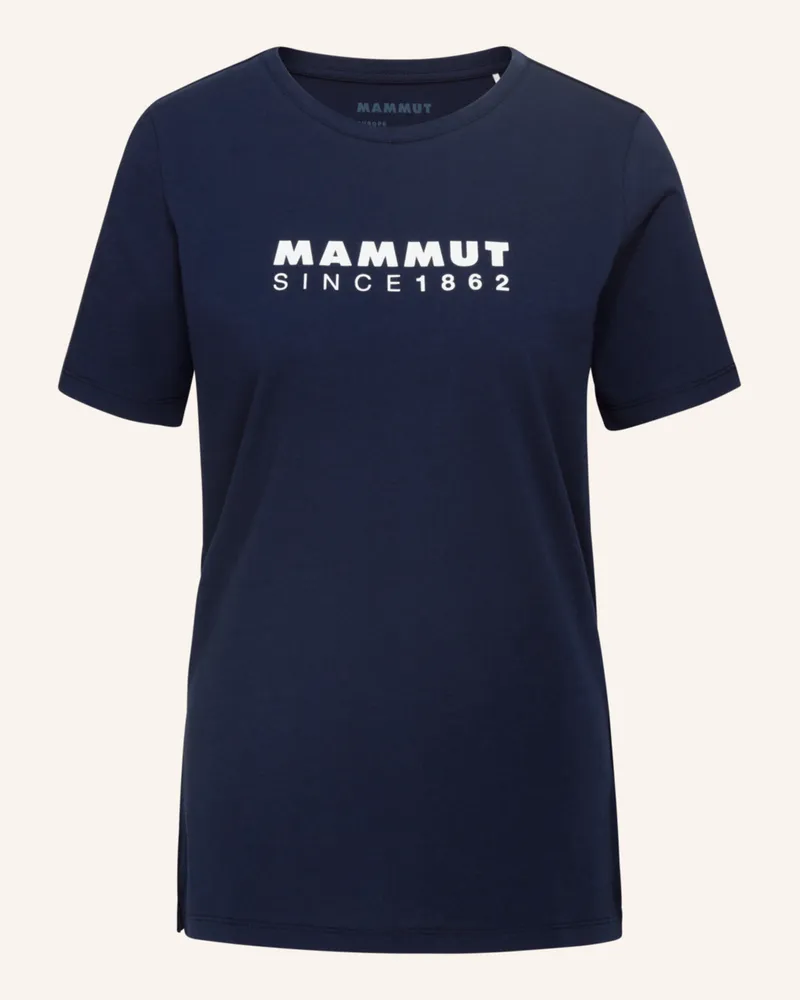 Mammut T-Shirt Core Logo blau Blau
