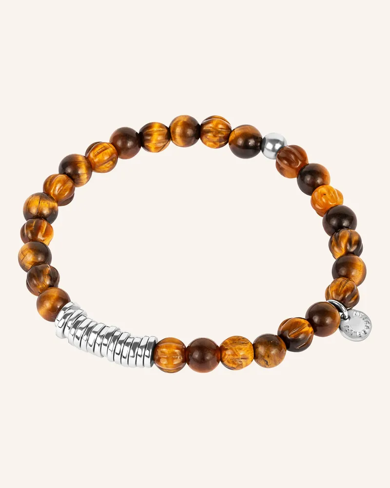 Tateossian Armband Classic Discs braun Braun