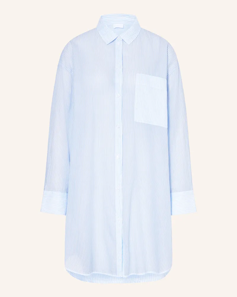 Mey Nachthemd Serie COTTON STRIPES Hellblau