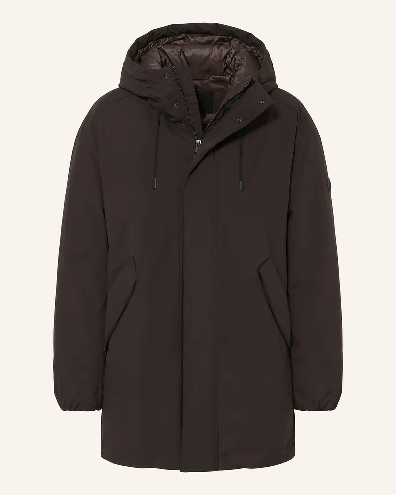 HUGO BOSS Casual Jacke C-DALARIM Dunkelbraun