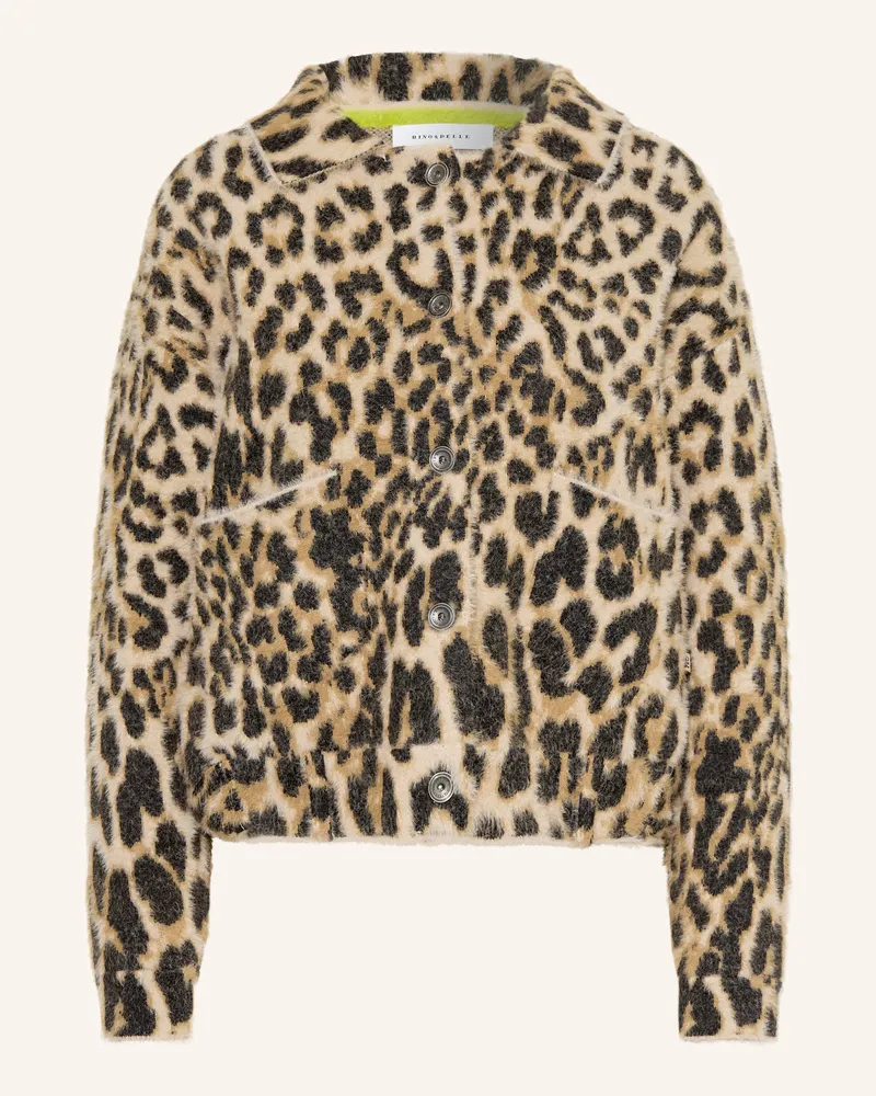 RINO & PELLE Strickjacke Bubbly beige Hellbraun