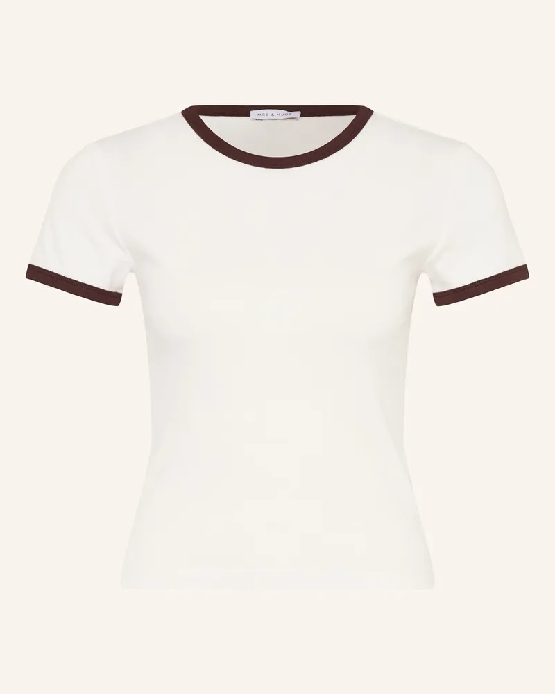 Mrs & HUGS T-Shirt Ecru