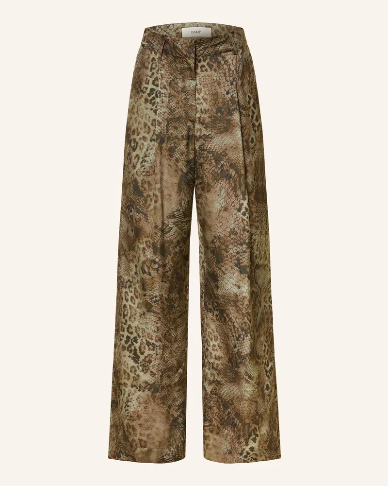 ba&sh Marlenehose Carrina gruen Braun