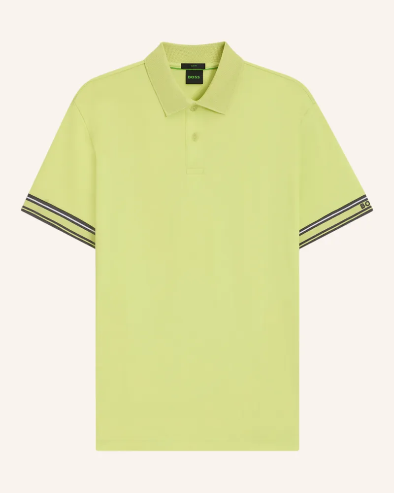 HUGO BOSS Poloshirt POLO ZONE Slim Fit Hellgrün