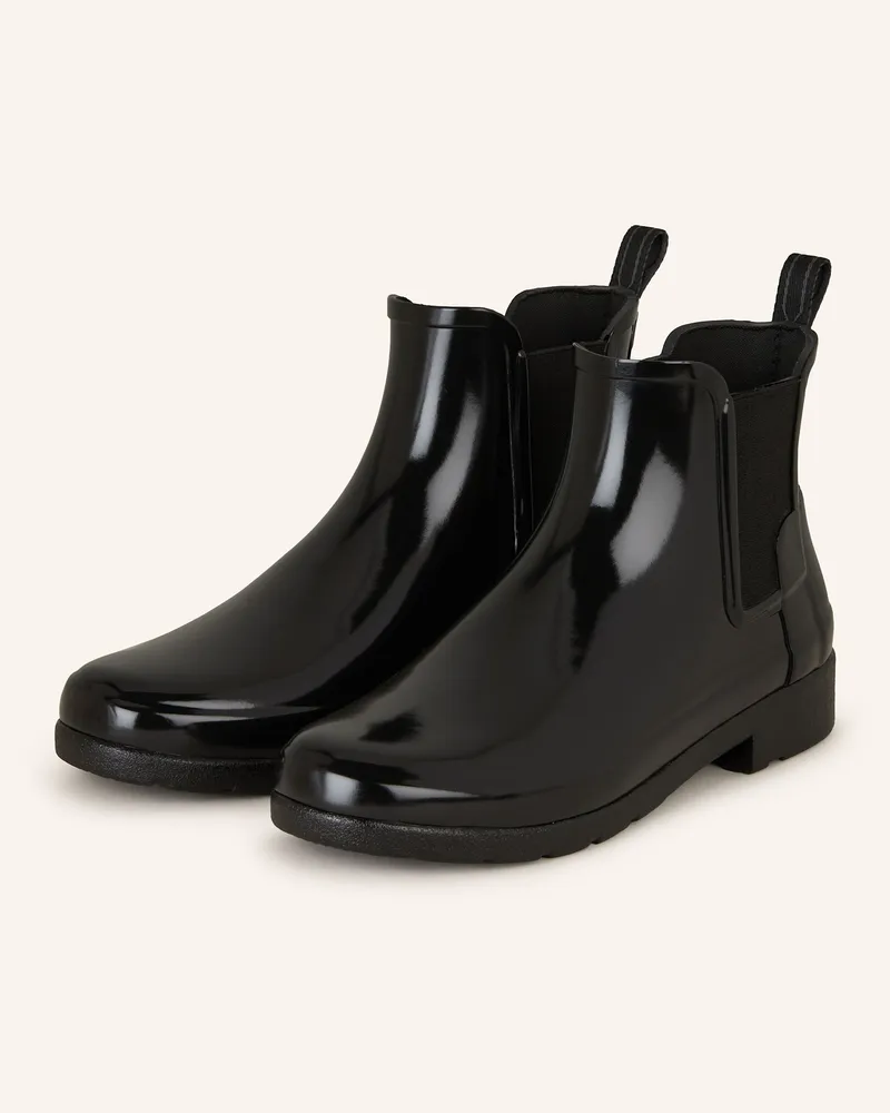 Hunter Gummistiefel ORIGINAL REFINED Schwarz