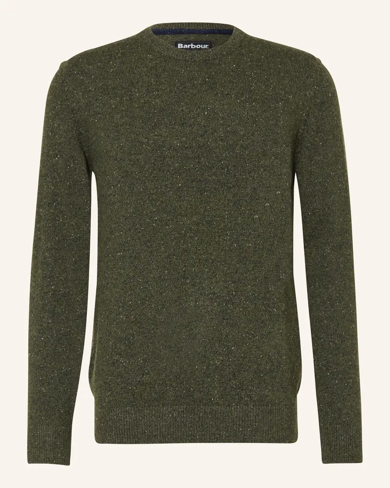 Barbour Pullover gruen Dunkelgrün