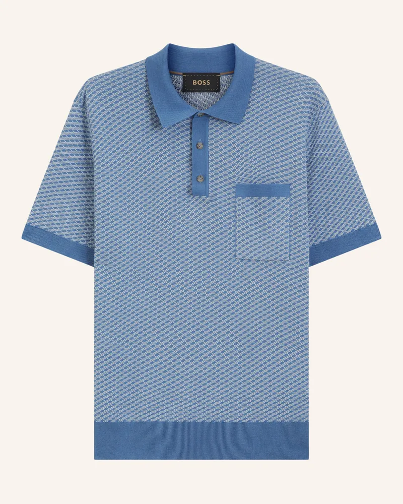 HUGO BOSS Pullover Lomato Regular Fit blau Blau