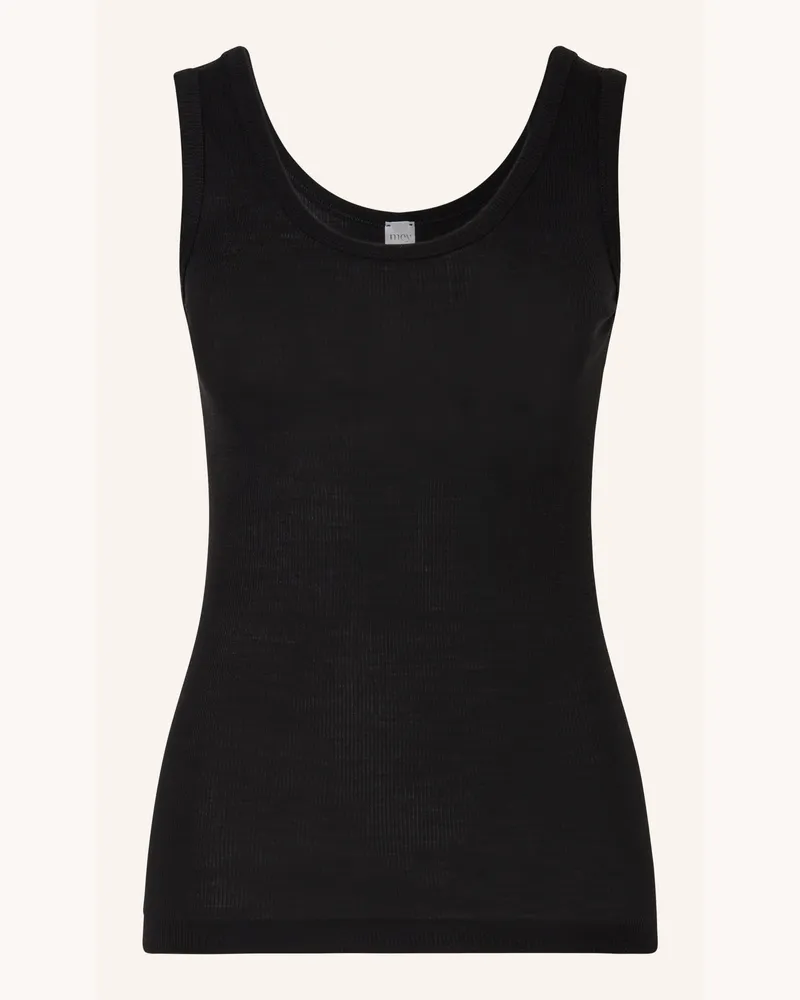 Mey Top Serie WOOL LOVE aus Merinowolle mit Seide Schwarz
