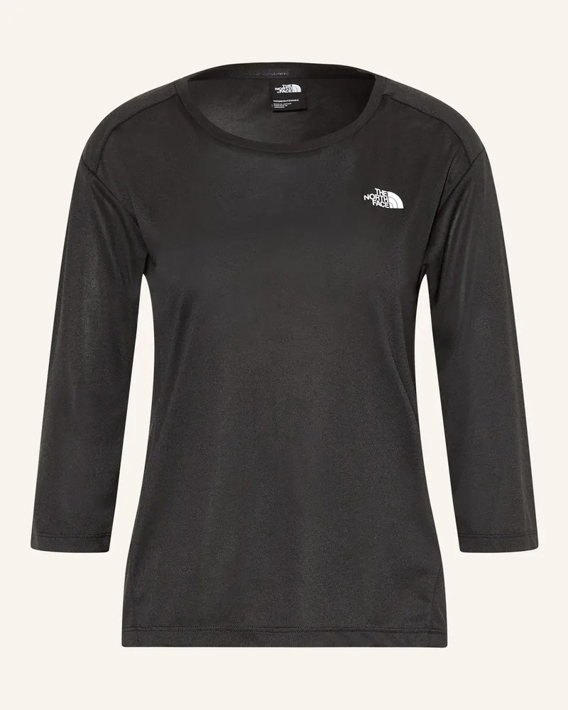The North Face Funktionsshirt Tanken Mit 3/4-Arm schwarz Schwarz
