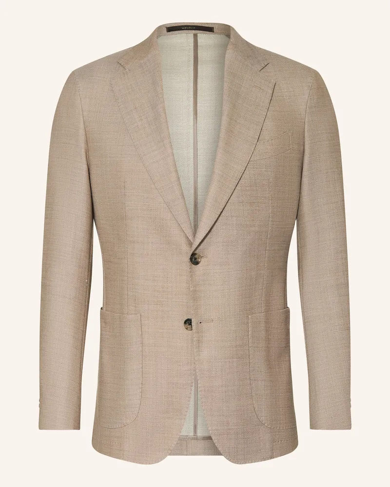 windsor. Sakko Extra Slim Fit Hellbraun