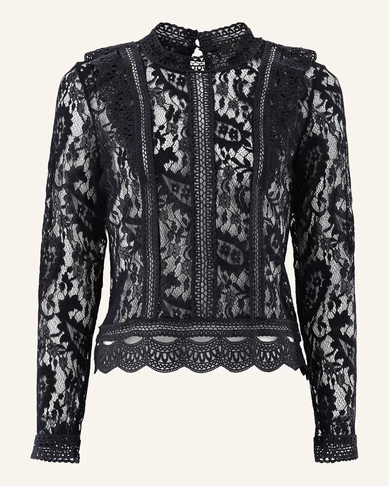 van Laack Bluse Modern Fit Dunkelblau