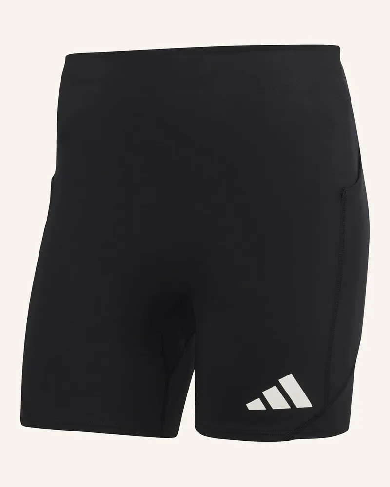 adidas Laufshorts Adizero S Tgt schwarz Schwarz
