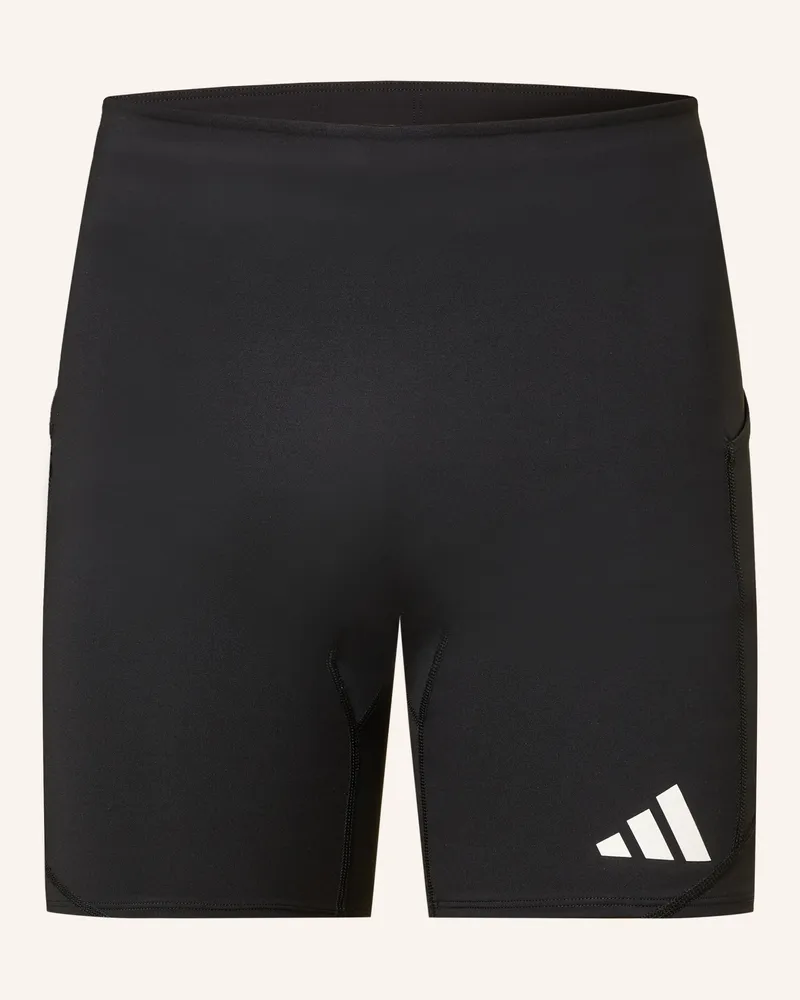adidas Laufshorts Adizero S Tgt schwarz Schwarz