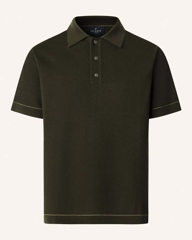 Hackett Poloshirt TEXTURED KNIT POLO Grün