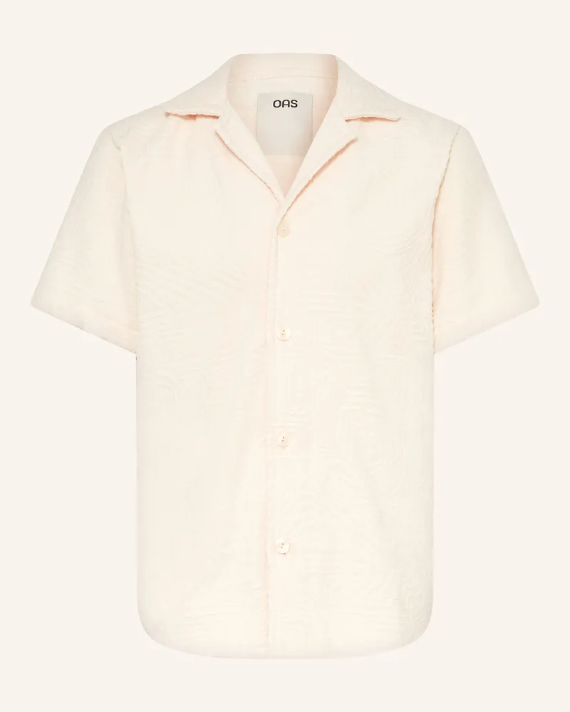 OAS Resorthemd Cream Golconda Comfort Fit Aus Frottee beige Ecru