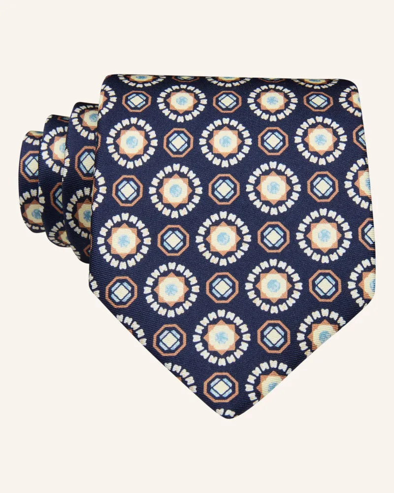 paul Krawatte blau Dunkelblau