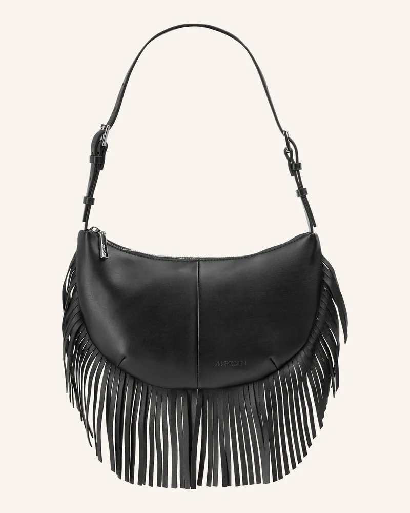 Marc Cain Schultertasche Schwarz