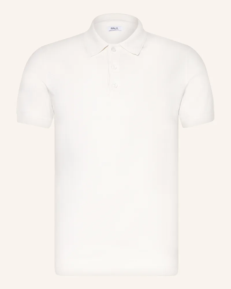 paul Strick-Poloshirt weiss Ecru