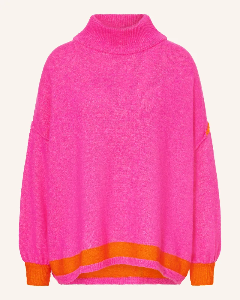 Grace Oversized-Pullover Fuchsia