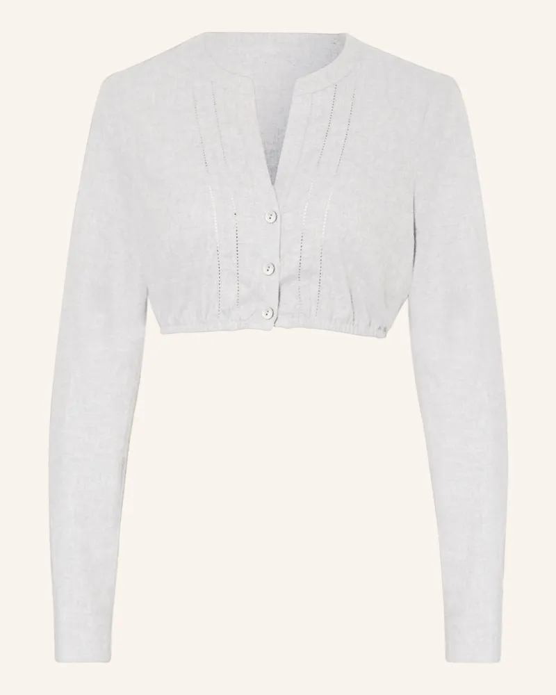 WALDORFF Dirndlbluse Grau