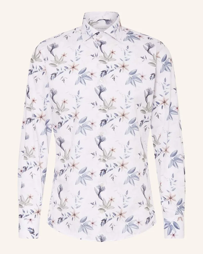 Profuomo Hemd Slim Fit Weiss