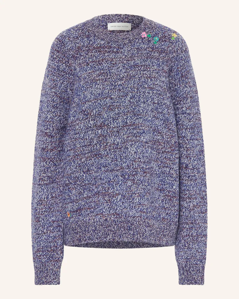 Dries van Noten Pullover blau Hellblau