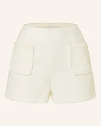 Claudie Pierlot Tweed-Shorts Weiss