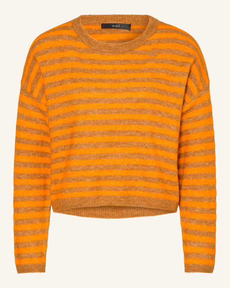 Oui  Pullover orange Cognac